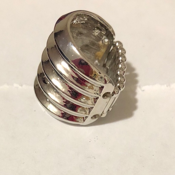 Silver Stacked Ring - Picture 2 of 3